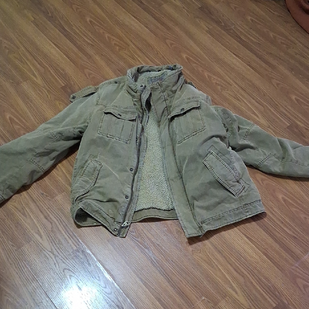 Levi's Beige Sherpa-Lined Jacket